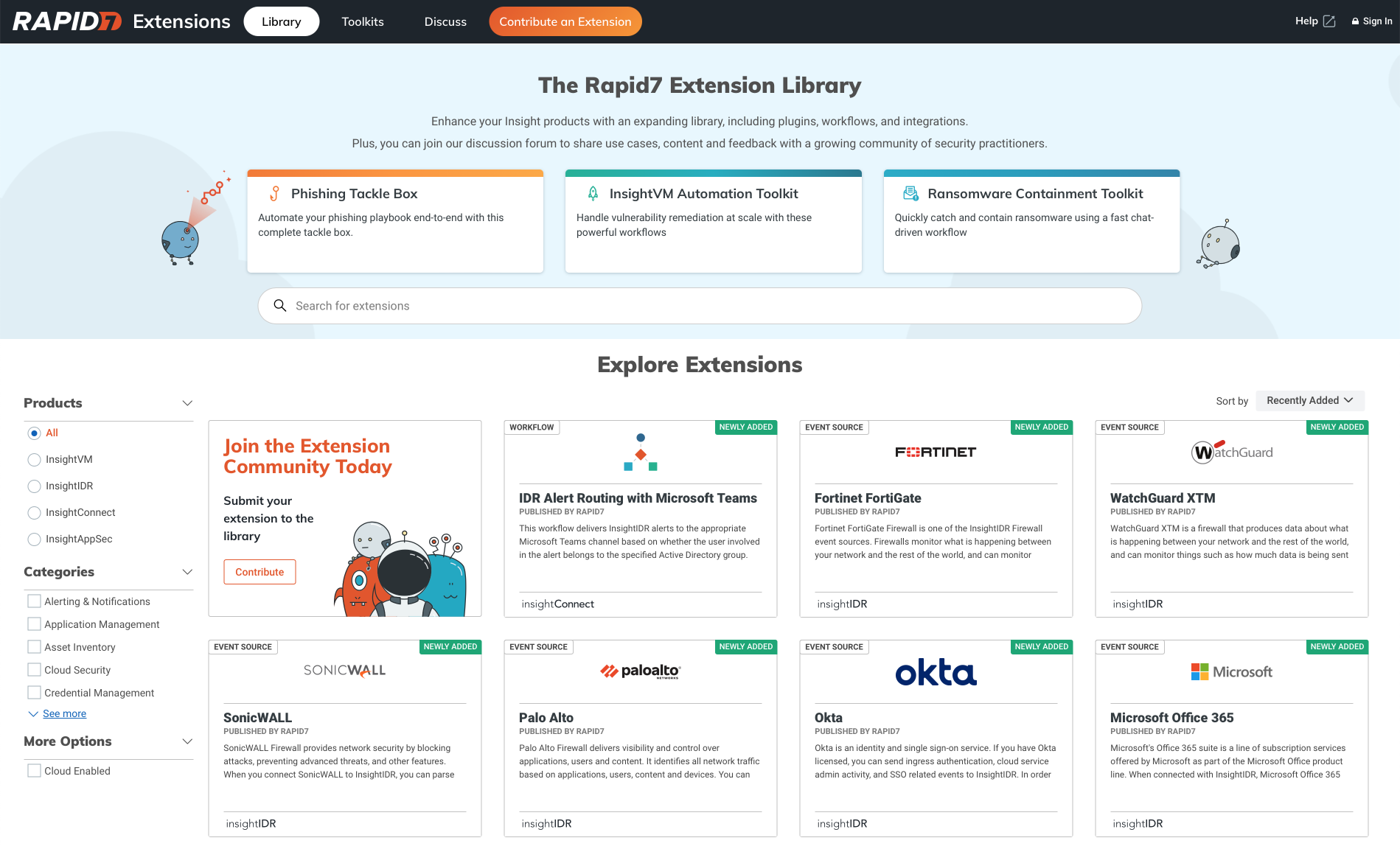 Rapid7's Extension Library mrk i